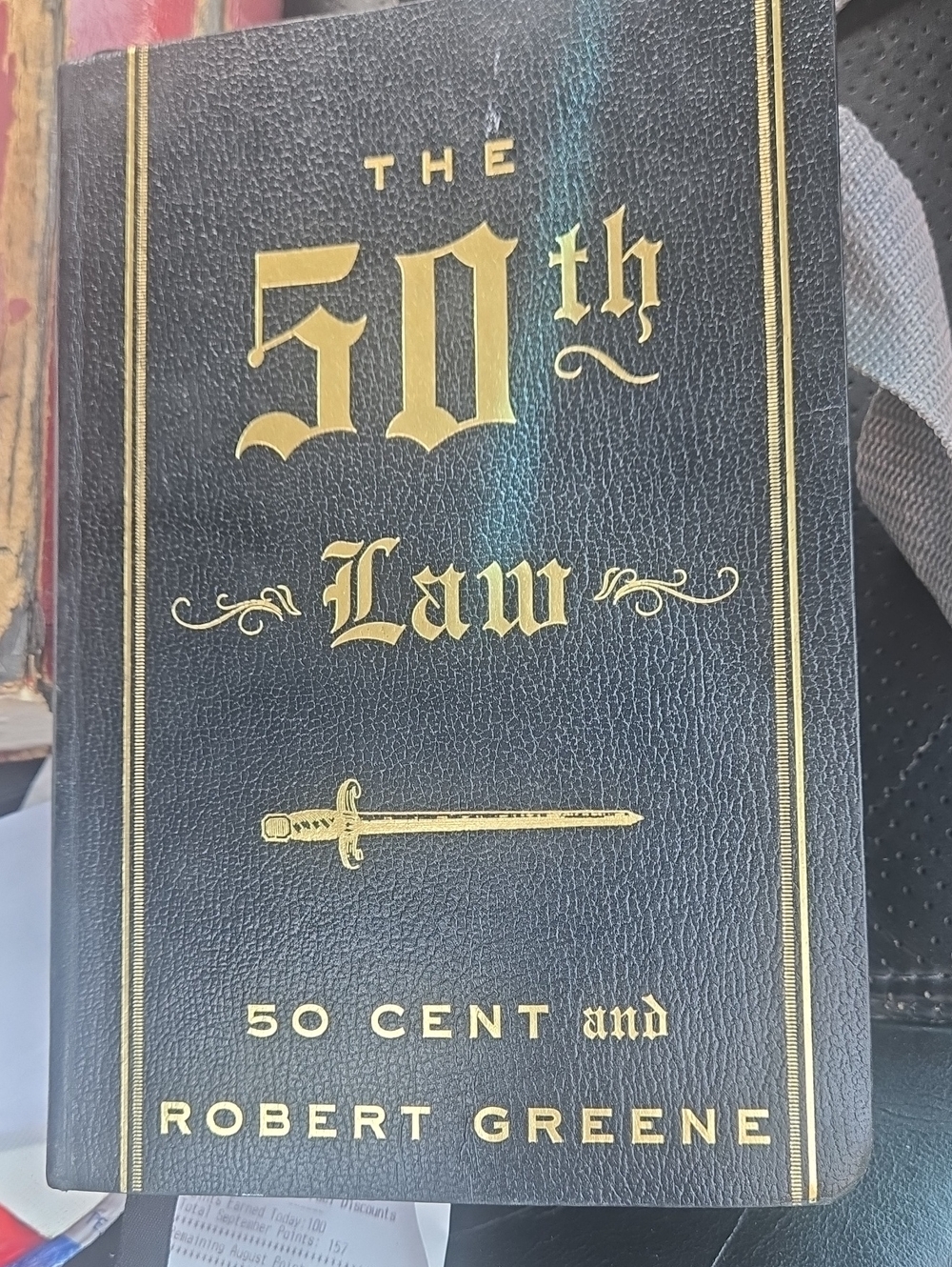 The 50th Law Hardcover Coffee Table Book - Black & Gold